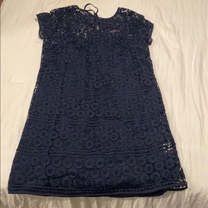 Loft Navy Blue Dress